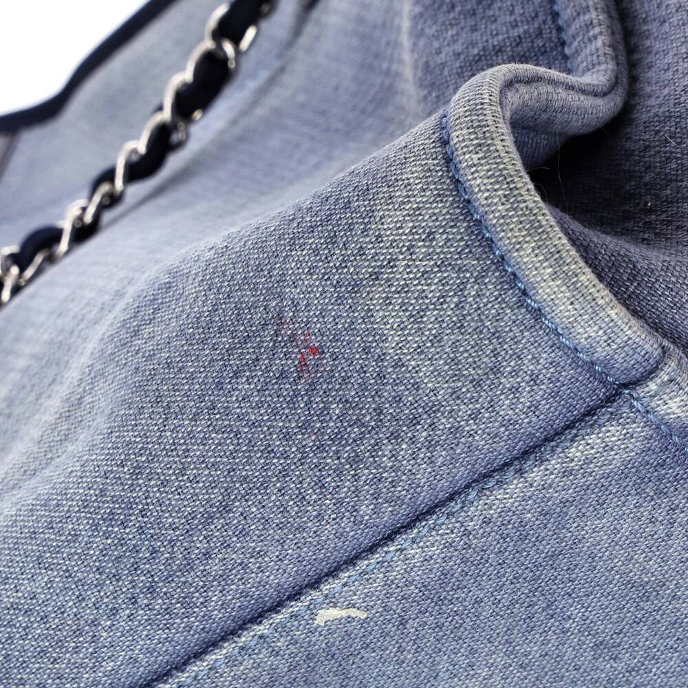 Chanel Deauville Tote Canvas Small #220349C23B - Picture 6 of 8